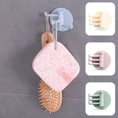 Kitchen & Bathroom Storage Hook Rotatable For Wall